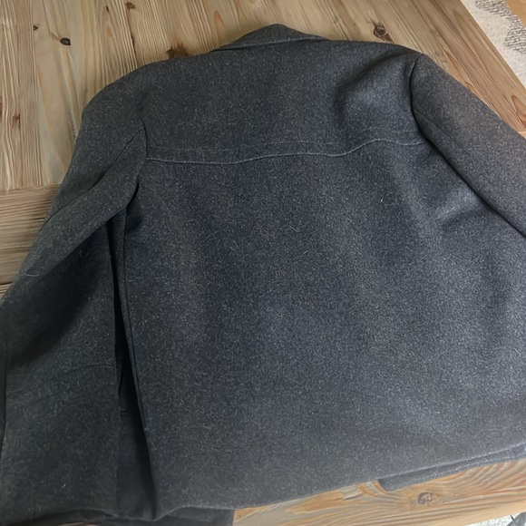 J Crew NWT Melton Wool Italy Oversized Pea Coat 10T - Picture 7 of 9